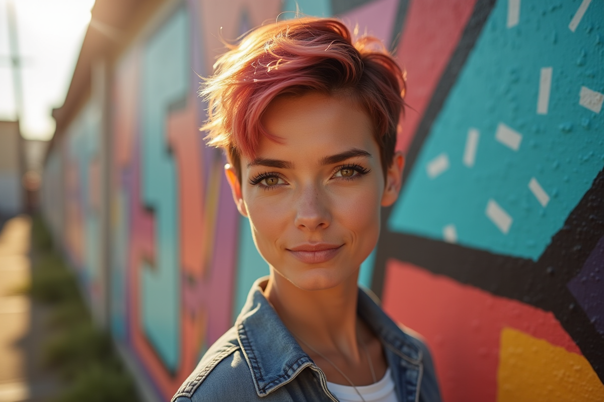 cheveux courts